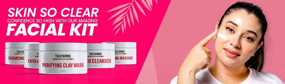 Brightening & Glow Facial Kit – 5-Step Skincare for Radiant, Glowing Skin at Home check price in Pakistan