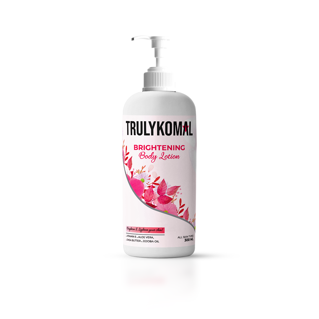 TRULYKOMAL BRIGHTENING BODY LOTION SAFEST SKINCARE IN PAKISTAN