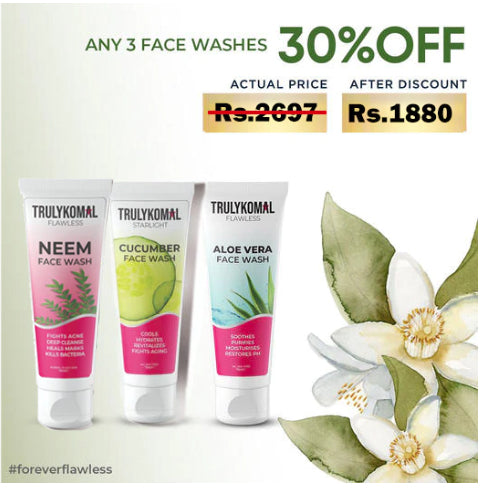 BUY 3-FACEWASHES GET 30% OFF