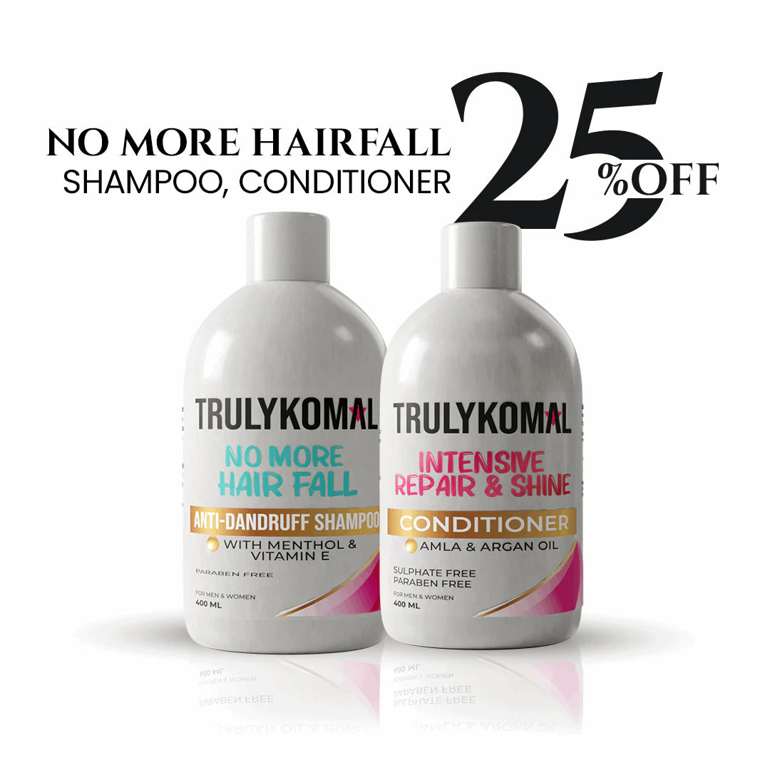 no more  hairfall shampoo and conditioner