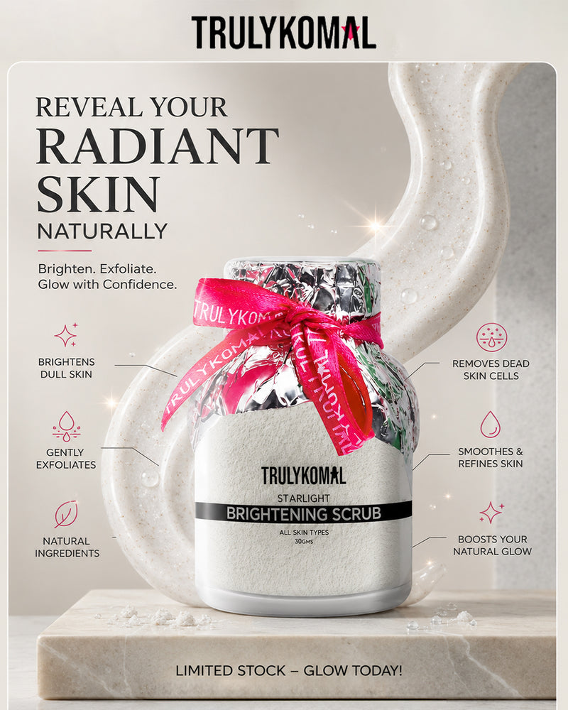 Brightening Scrub | Truly Komal