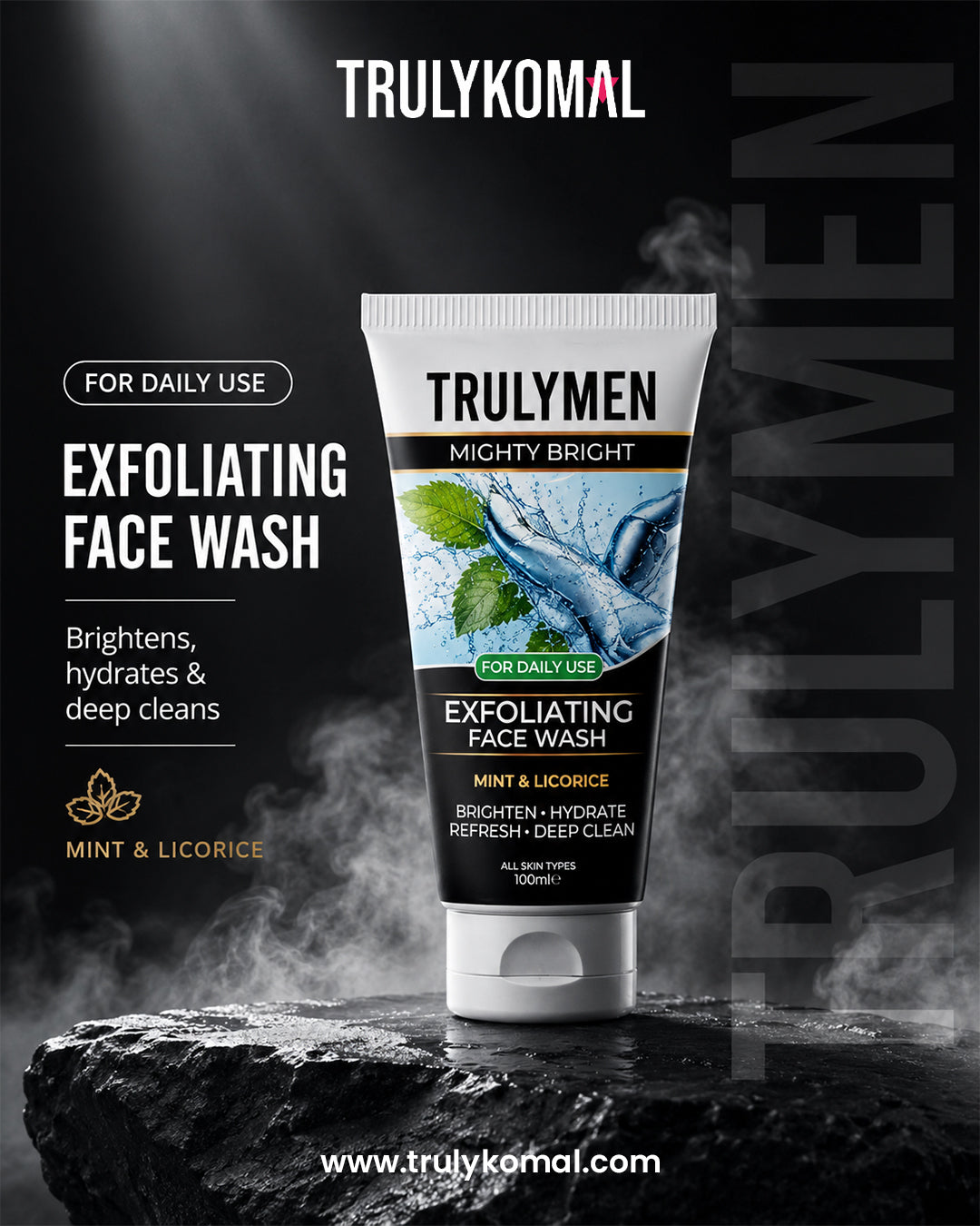 Exfoliating Face Wash - Trulymen