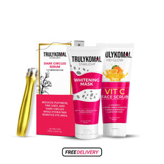 Vitamin C Scrub, Glow Mask & Eye Serum - Truly Komal