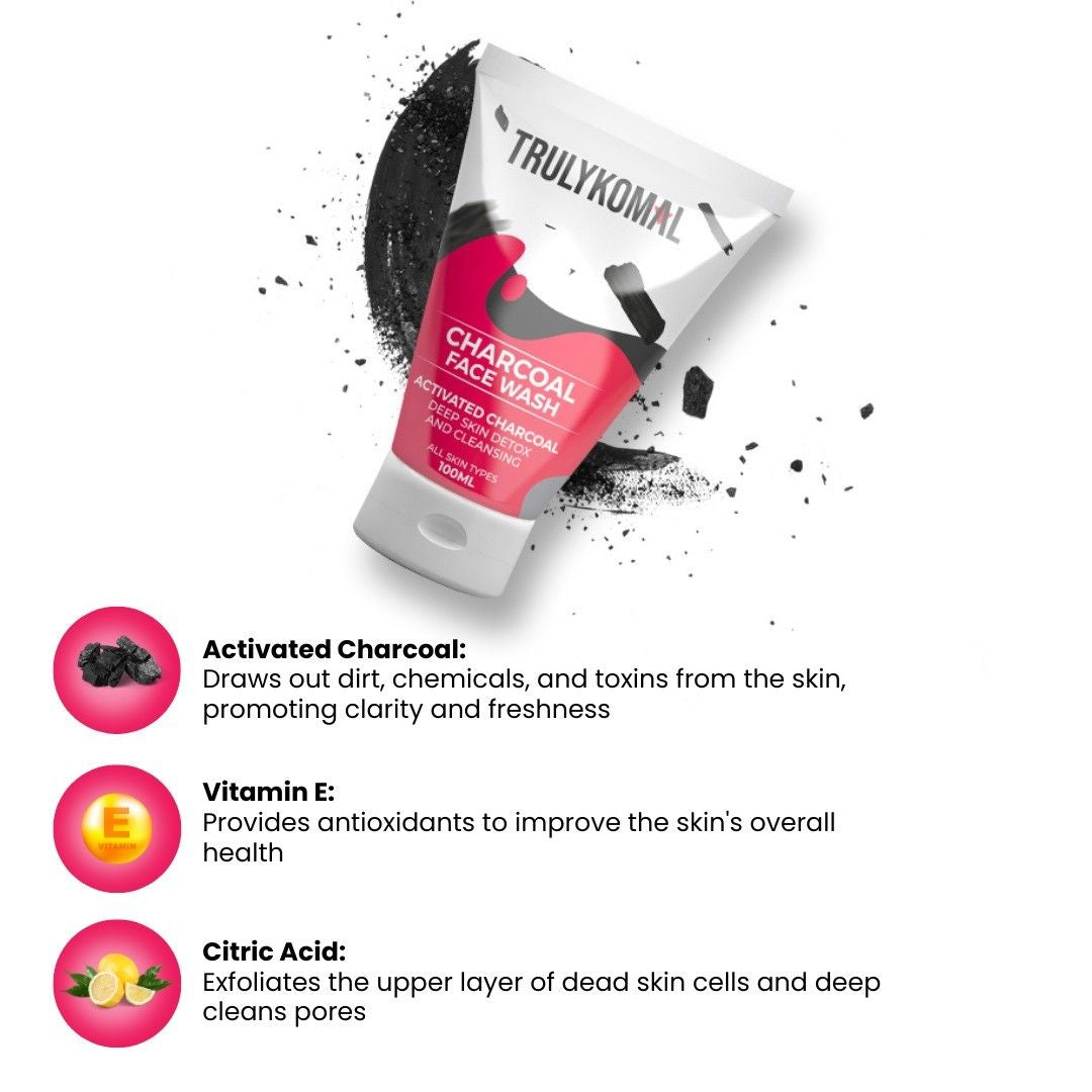 charcoal facewash benefits 