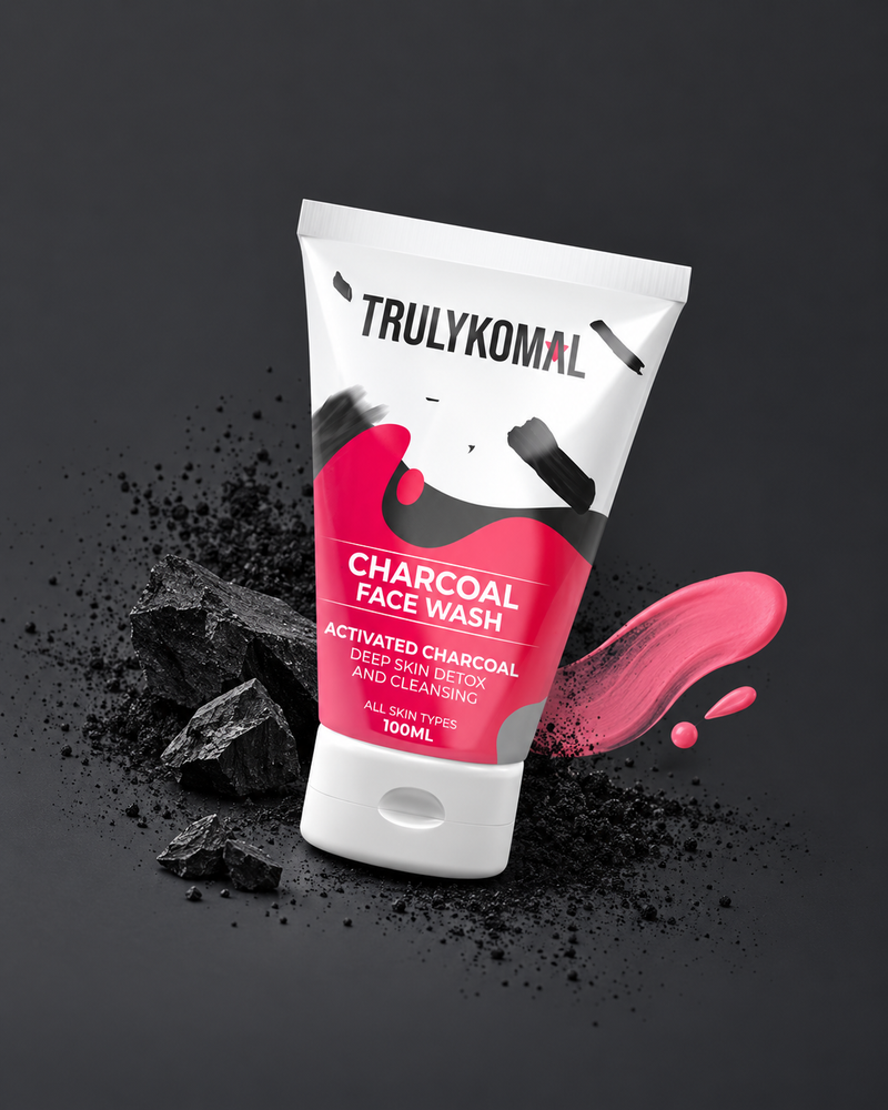 Charcoal Facewash | TRULY KOMAL