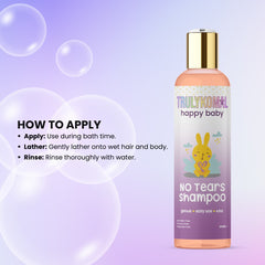 applying best baby shampoo