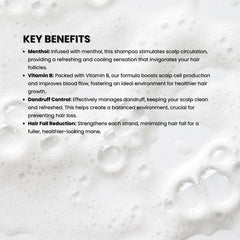 no more hairfall  anti dandruff shampoo key benefits 