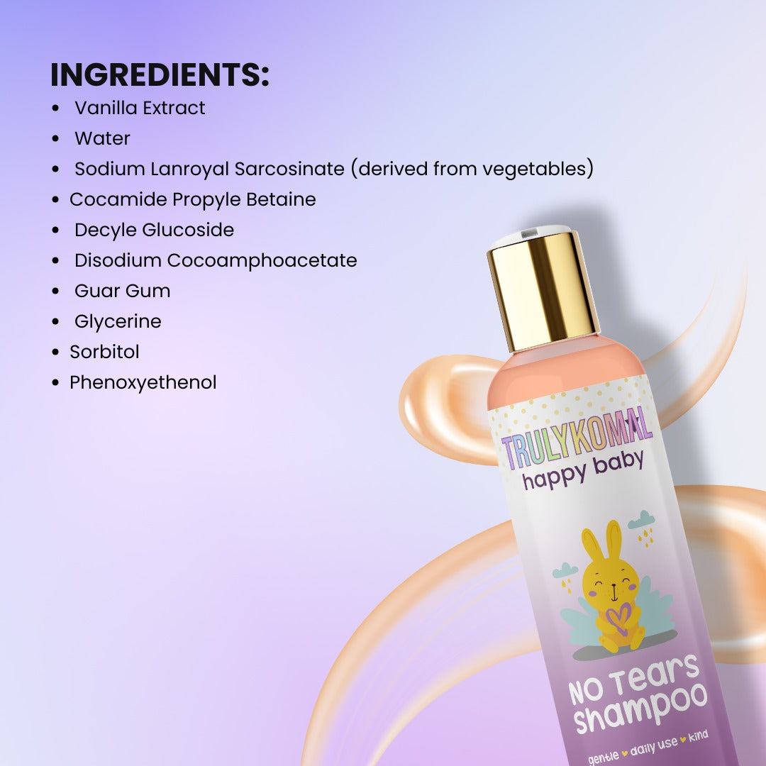 ingrediants baby shampoo