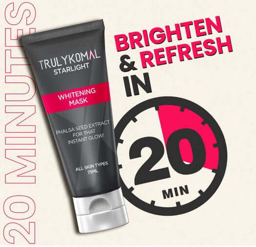 Glow Mask with Phalsa Extract.